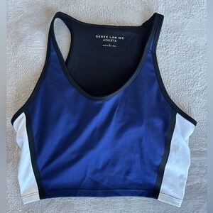 Athleta Highland Derek Lam 10C Cropped Tank Top in Neptune Blue Size M